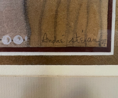André Giesecke (1887-1975) Dit André Stéfan - Elégante Art Déco, 1927