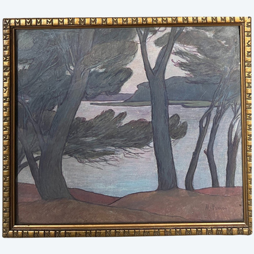 M. Dumas - Scuola francese del primo Novecento - Paesaggio sintetico