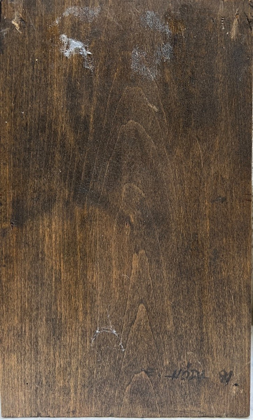 Scuola francese 1890-1900 circa - Atelier d'artiste