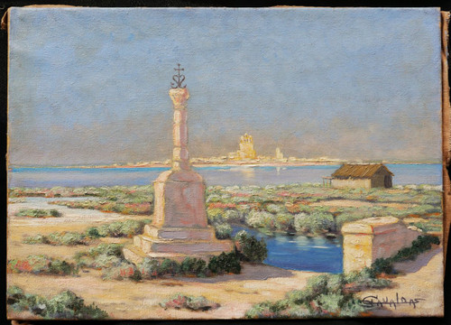 Edoardo GARCIA GAVALDA, The Cross of the Fishermen at Saintes-Maries-de-la-Mer