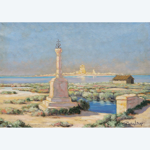 Edoardo GARCIA GAVALDA, The Cross of the Fishermen at Saintes-Maries-de-la-Mer