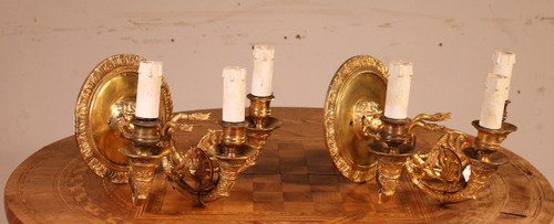Pair of Empire Style Sconces.