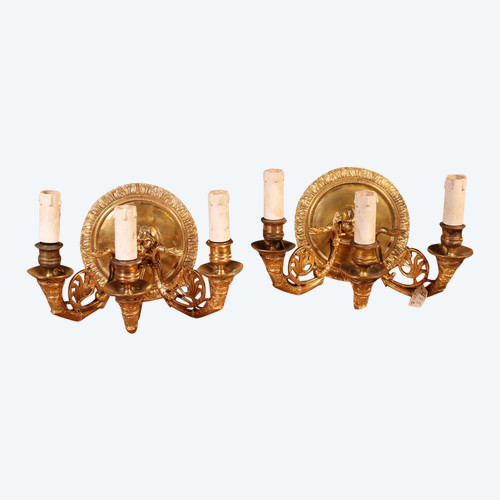 Pair of Empire Style Sconces.