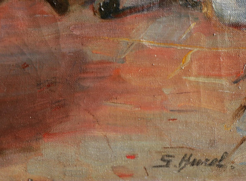 Suzanne HUREL, Alte Frau aus Brügge im Gebet