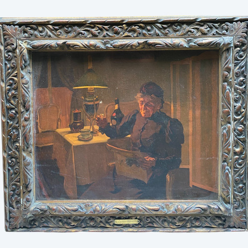 Philippe Herber La Bonne Digestion, 1901 - Esposizione Internazionale delle Belle Arti di Monte Carlo