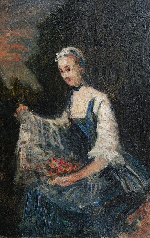 Paul SIEFFERT, Paysages et personnages, deux tableaux