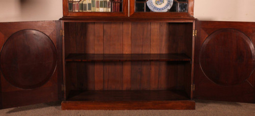 Libreria Hepplewhite in mogano, 1775 circa