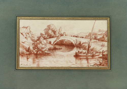 FRENCH or ITALIAN SCHOOL late 18th – early 19th century, Animated landscape