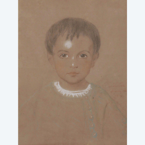 Eugène AMAURY-DUVAL, Portrait of two-year-old Maurice Van der Vliet