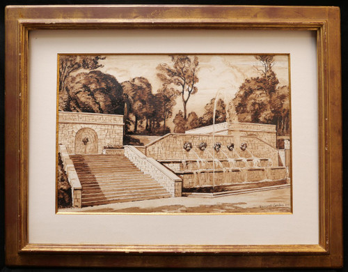 Maurice de LAMBERT, La Cascade du Parc de Sceaux