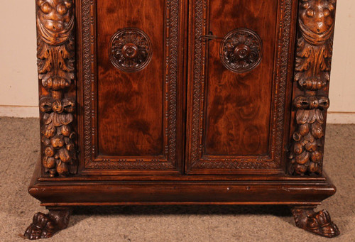 Buffet Deux Portes Italien -17° Siècle