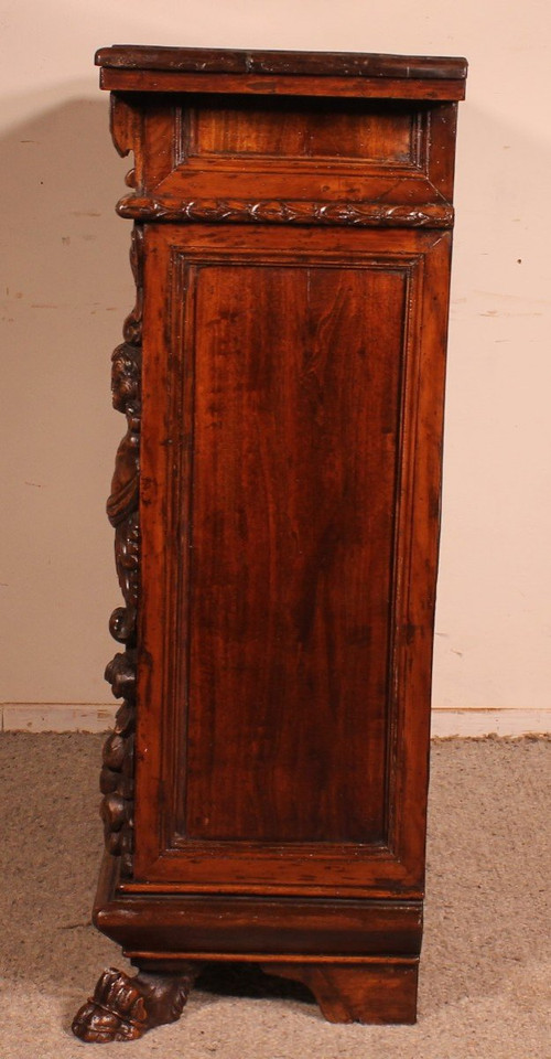 Buffet Deux Portes Italien -17° Siècle