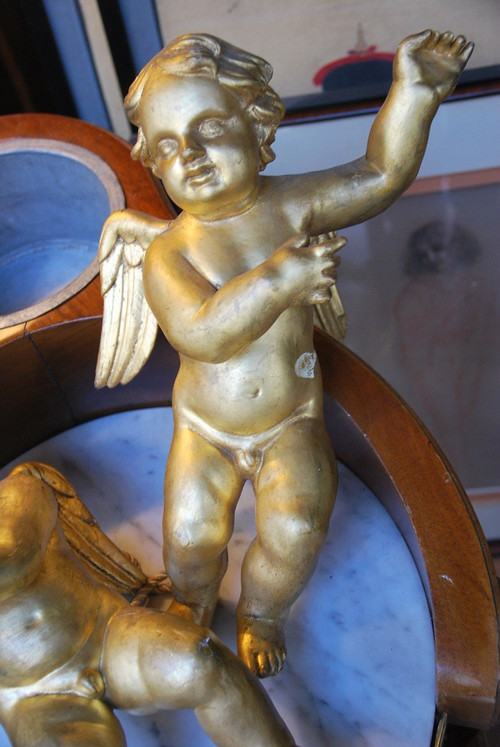 Pair In Golden Wood Italy XVIII