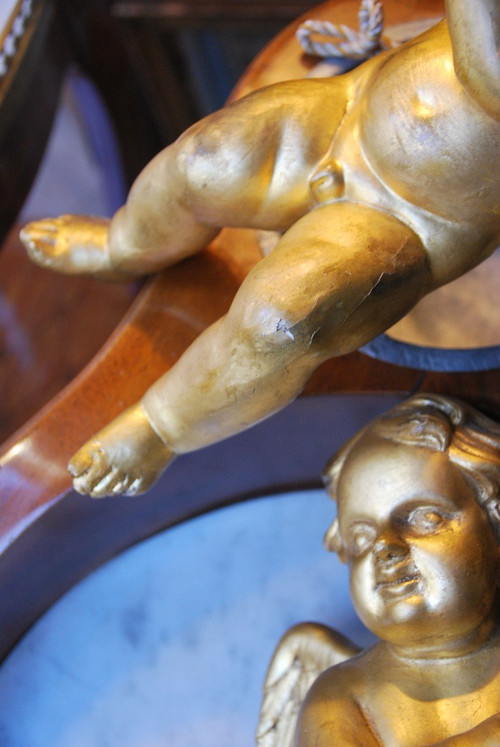 Pair In Golden Wood Italy XVIII