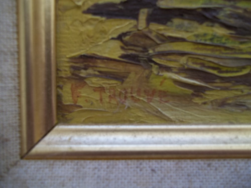 F. FIND. Palm tree landscape.