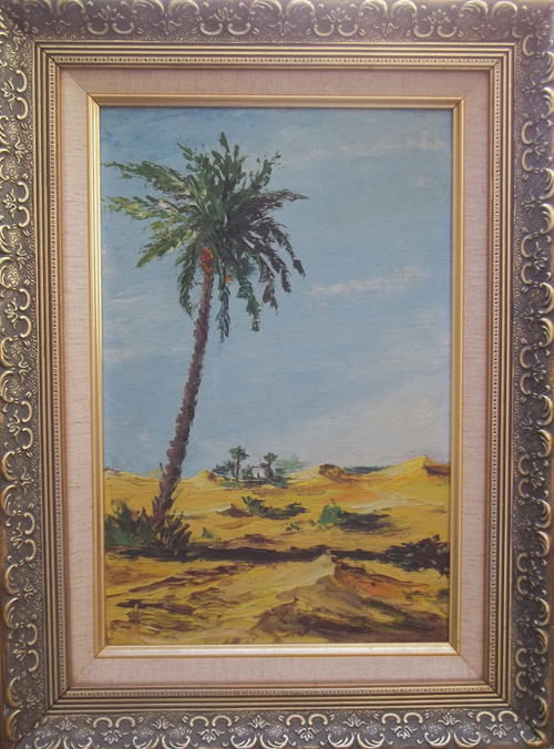 F. FIND. Palm tree landscape.