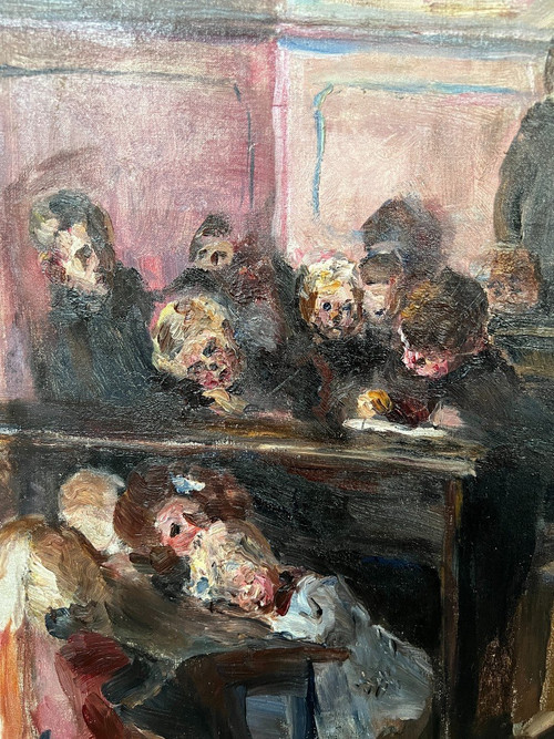 Rose Manusson (xix-xxe Siècle) - La Classe Enfantine, Circa 1900