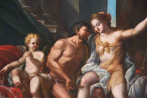 Ercole E Onfale, Venezia XVII Entourage Di Sebastiano Mazzoni