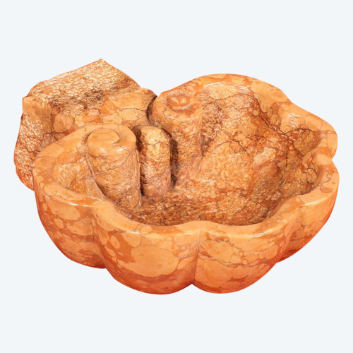 Stoup In Marble-19 ° Century