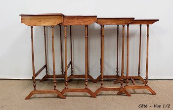  Ensemble de 4 Tables Gigognes - époque 1900 