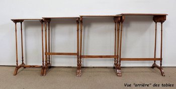  Ensemble de 4 Tables Gigognes - époque 1900 