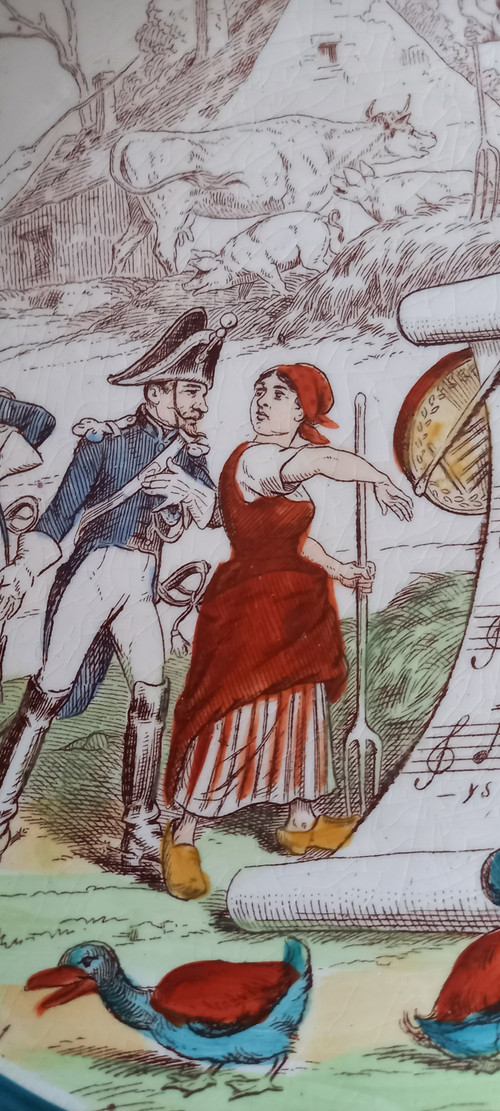 Musikplatten von Creil Montereau XIX