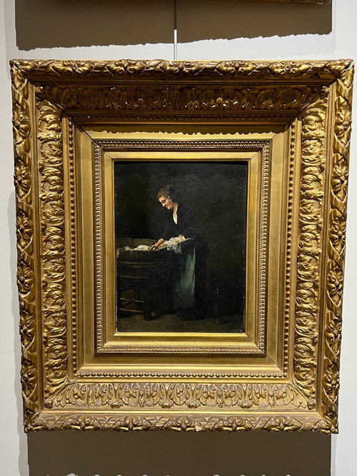 Germain Théodule Clément Ribot (1845-1893) - La Blanchisseuse, Circa 1880