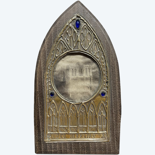 Symbolist School - Notre Dame De Paris - Tondo Circa 1890