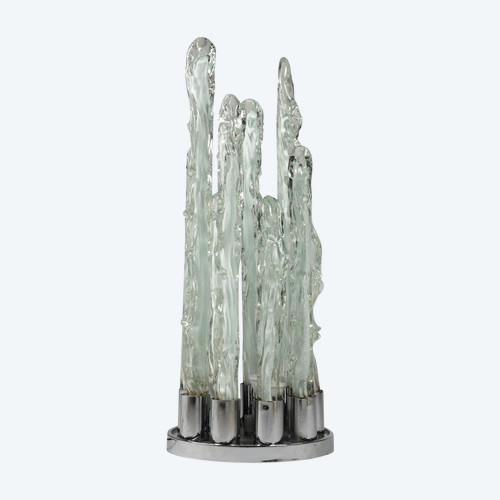 Lampe aus Muranoglas, Modell „Excalibur“, 1970er Jahre