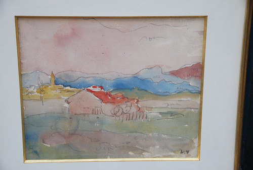 Disegno ad acquerello di Louis Valtat