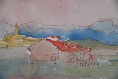 Disegno ad acquerello di Louis Valtat
