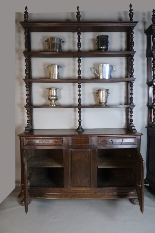 Coppia Di Comò In Rovere XVIII