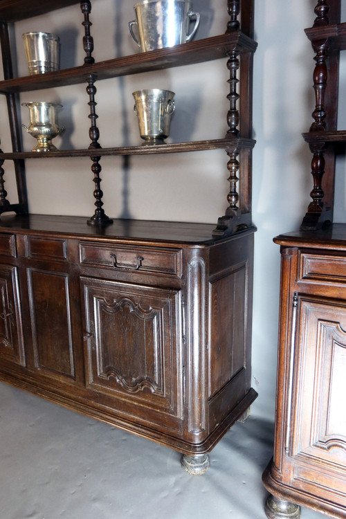Coppia Di Comò In Rovere XVIII