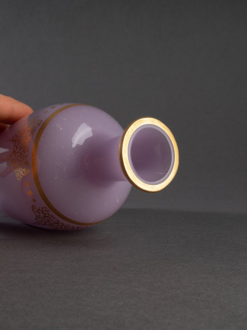 Petit Vase En Opaline, Baccarat, XIXe Siècle