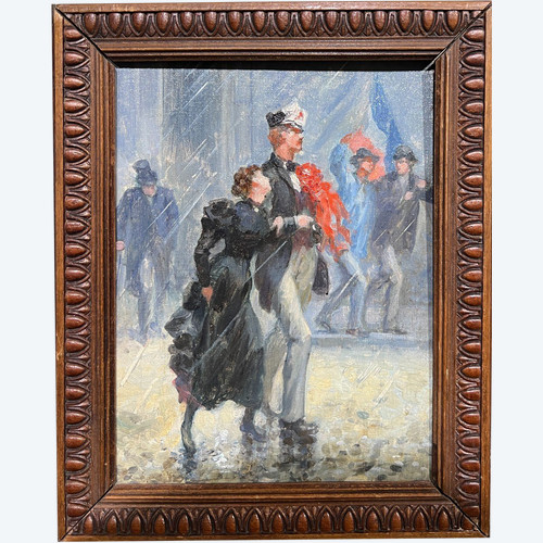 Französische Schule Vom Anfang Des 20. Jahrhunderts - Die Wehrpflichtigen, 1913 - Entourage von Abel Truchet