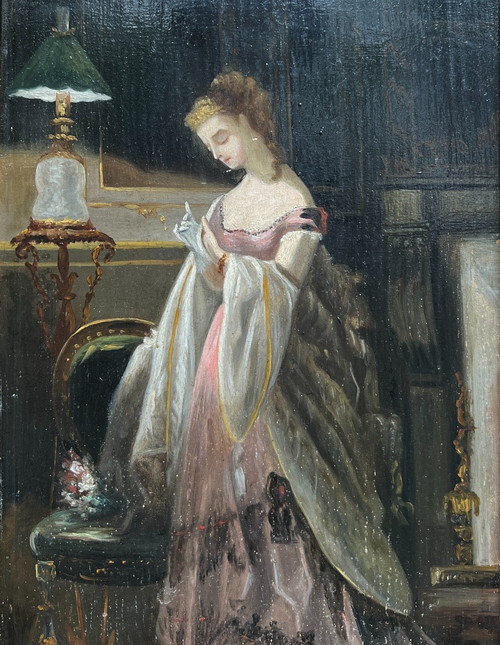 Scuola francese del primo Novecento - elegante