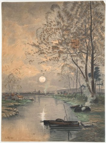 Marie-Joseph Clavel dit IWILL (1850-1923) - Pair of drawings 1890 - Landscape