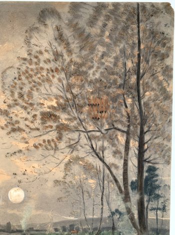 Marie-Joseph Clavel dit IWILL (1850-1923) - Pair of drawings 1890 - Landscape