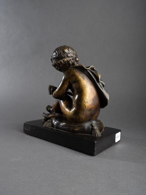 Bronzo raffigurante l'allegoria della geometria, XIX secolo