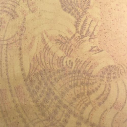 Donna A Carboncino E Sanguine Su Tessuto Scuola Francese Martinez Anni 60 Di Dimensione 143x133