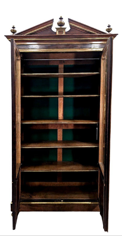 Libreria in Mogano Stile Luigi XVI Epoca Ottocentesca
