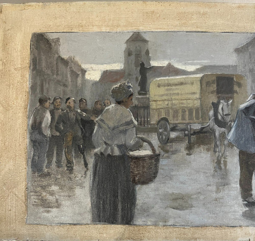 Auguste-françois Gorguet (1862-1927) - Die Umzugshelfer, Circa 1890