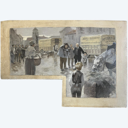 Auguste-françois Gorguet (1862-1927) - Die Umzugshelfer, Circa 1890