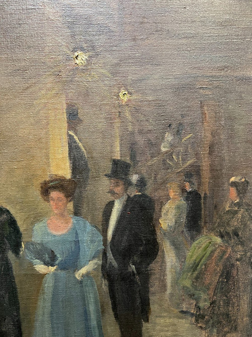 Georges Emile Carette (1854-1933) - l'Entracte à l'Opéra, Circa 1900