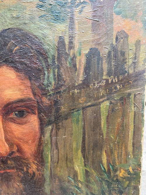 Late 19th Century French School - Portrait of a Man - The Philosopher La Fresnay