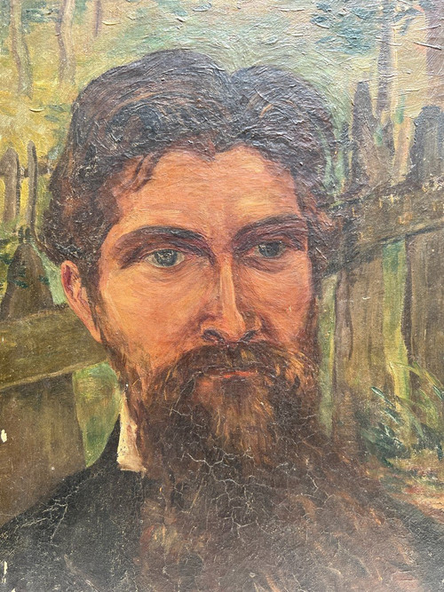 Late 19th Century French School - Portrait of a Man - The Philosopher La Fresnay