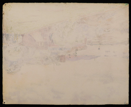 André Alfred DEBERGUE, Blick auf die Rade de Brest
