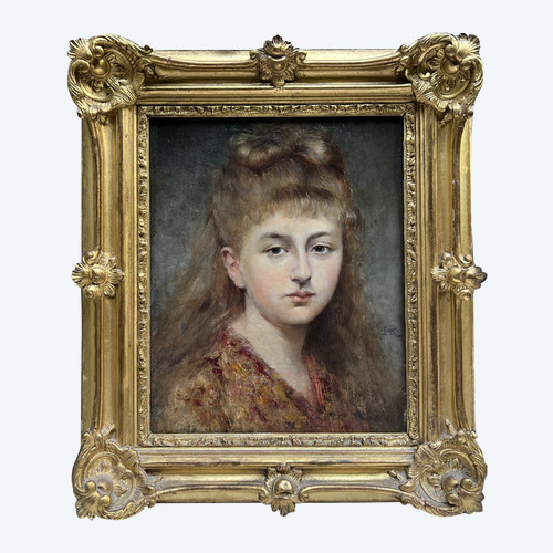 Henri Régnault (1843-1871) - Porträt eines jungen Mädchens