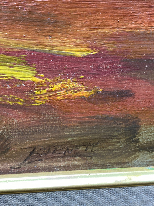 OLIO SU CARTONE 1960/70