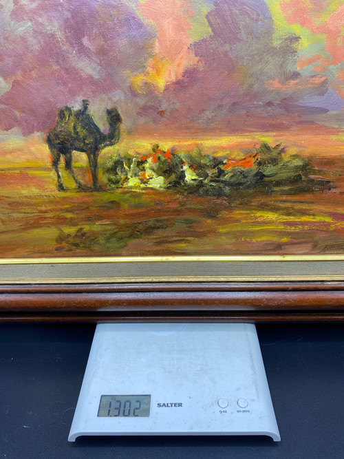 OLIO SU CARTONE 1960/70